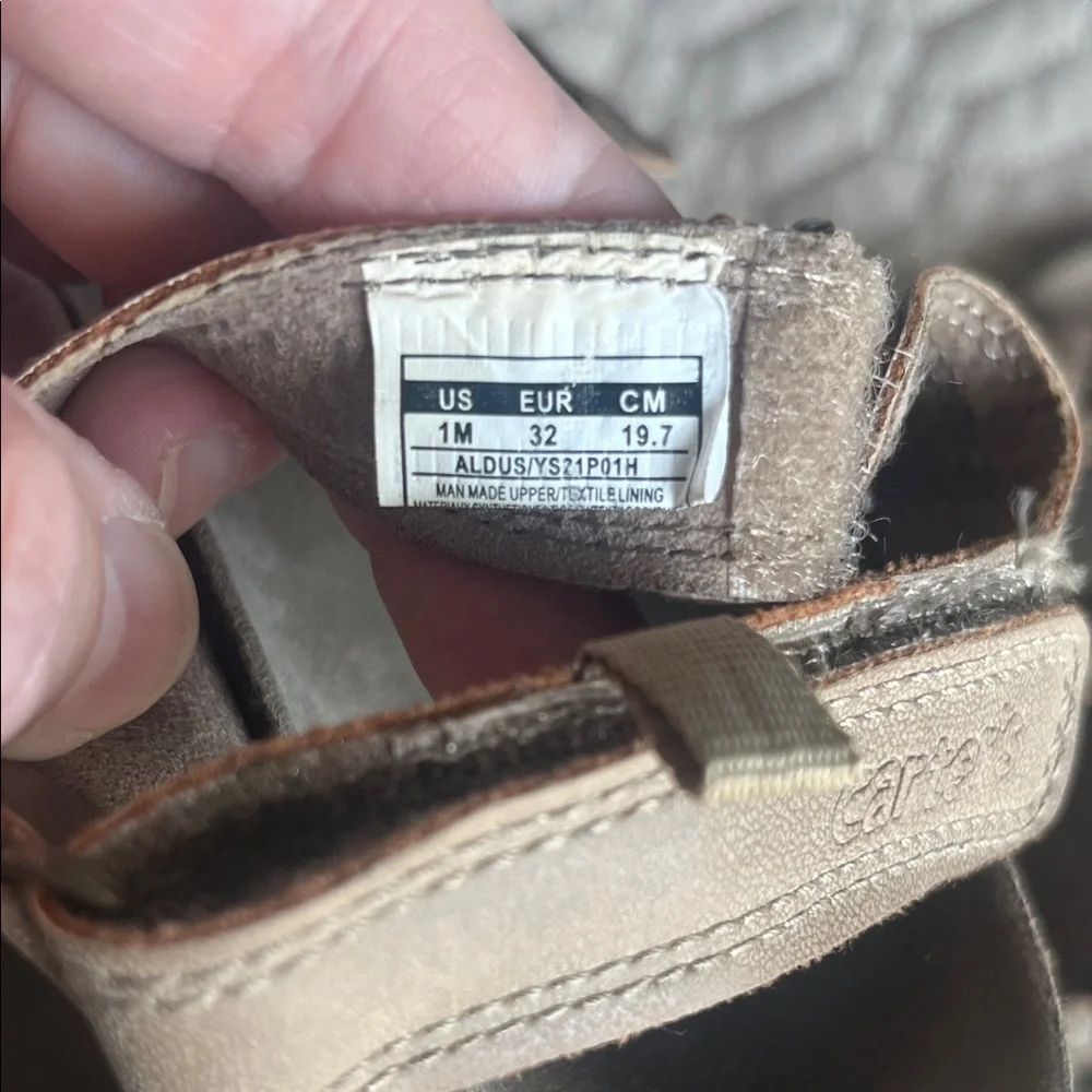 The Children's Place Tan Buckle Sandals